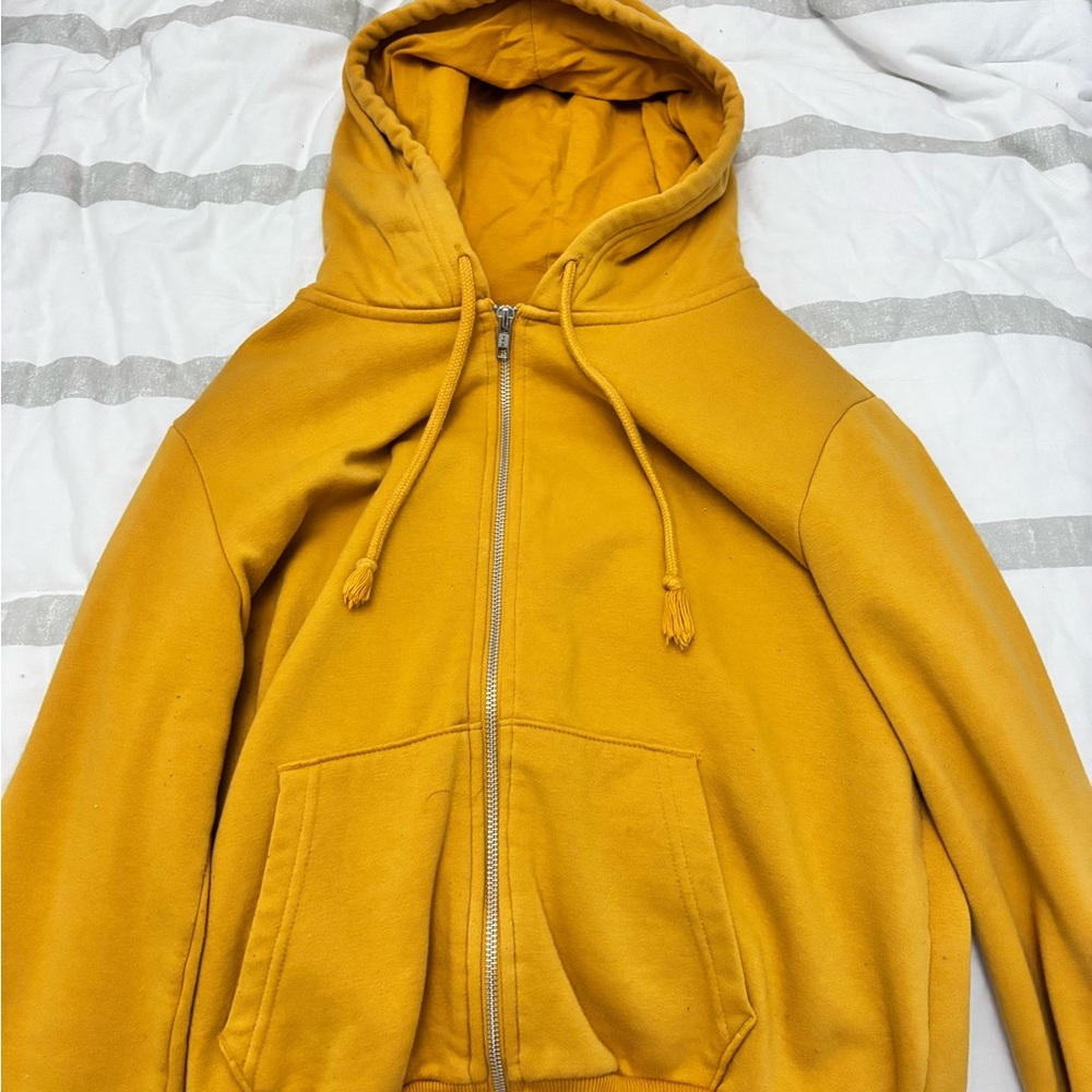 Divided Golden Zip-Up Hoodie